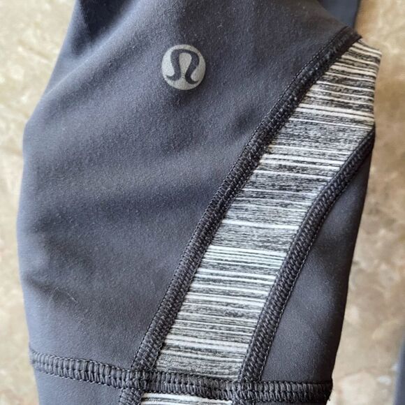 𝅺lululemon Run: Inspire Crop II Coal/Heathered - Picture 4 of 7